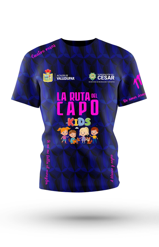 Camiseta Capobike Kids 2025 con Medalla