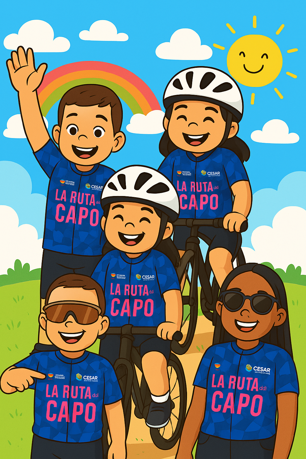 Camiseta Capobike Kids 2025 con Medalla